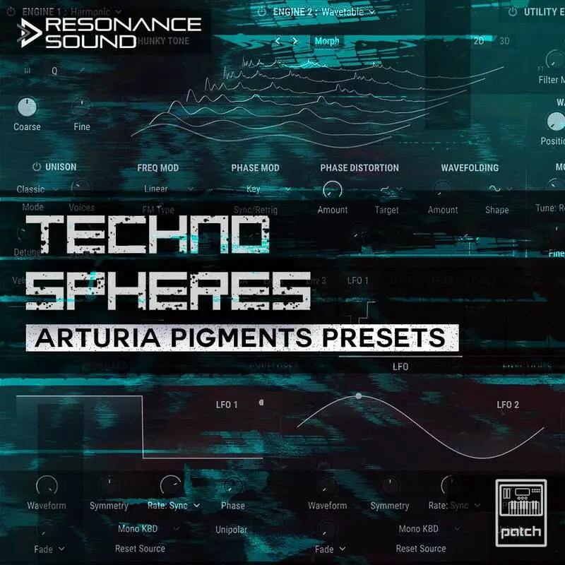 Resonance Sound Techno Spheres for Arturia Pigments